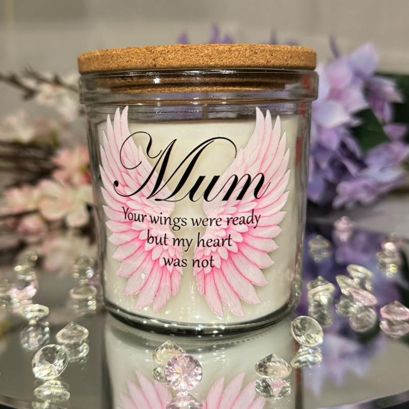 Mum Memorial Vanilla Scented Candle