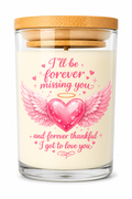 Forever Missing You Memorial Candle – Sympathy Gift | Vanilla Candle | Bereavement Candle | Remembrance Gift | In Loving Memory Keepsake