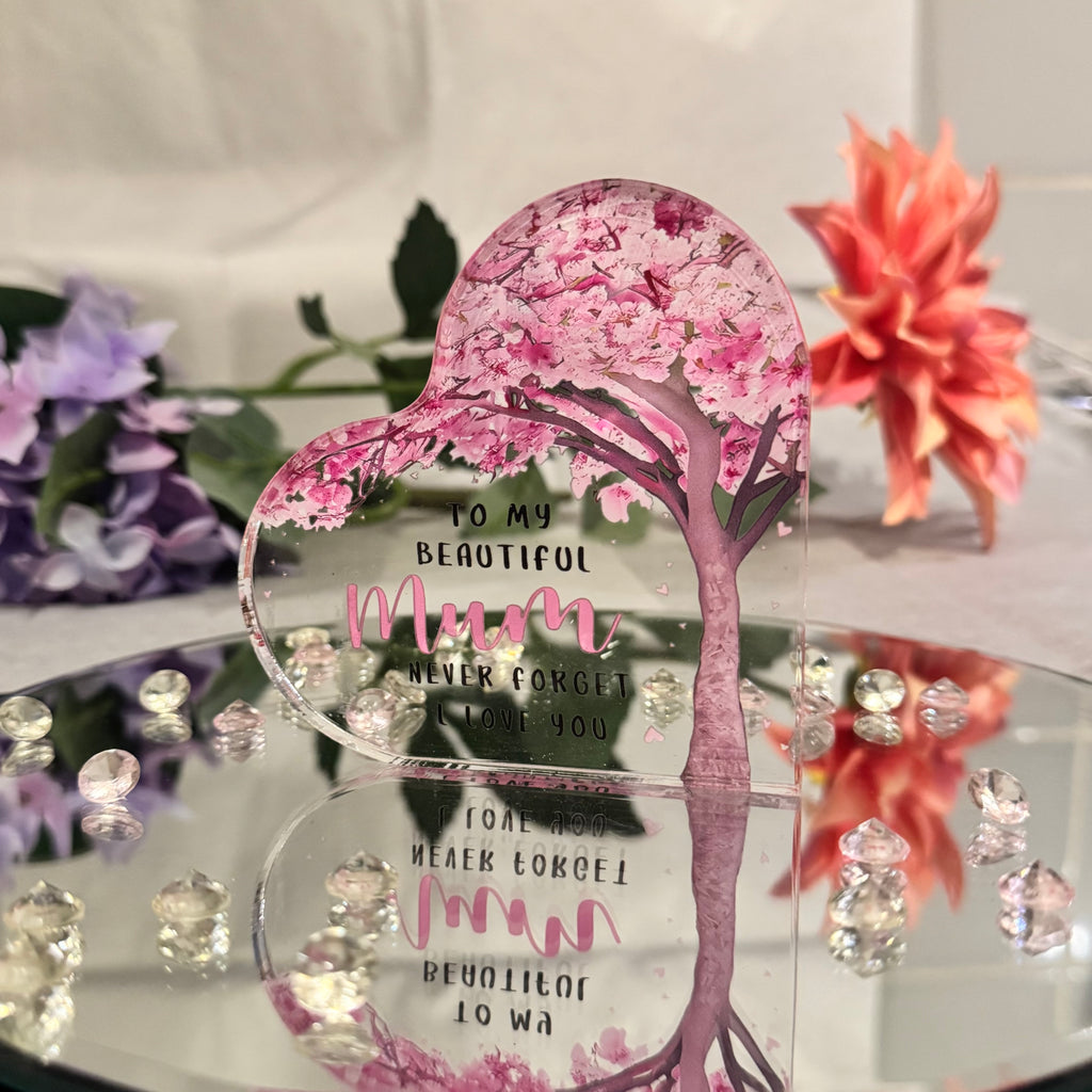 Mother’s Day Gift Set World’s Best Mum Vanilla Candle Plaque Pen and Keyring