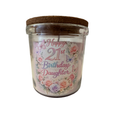 Happy 21st Birthday Daughter Gift Candle – Jasmine Scented 40 Hour Burn Candle for Her – Beautiful 21st Birthday Present with Premium UV-DTF Label